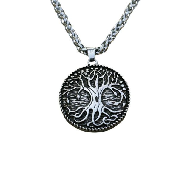 collier viking arbre de vie - symphonie verte