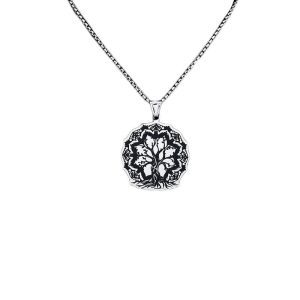 collier viking arbre de vie - toucher de la nature