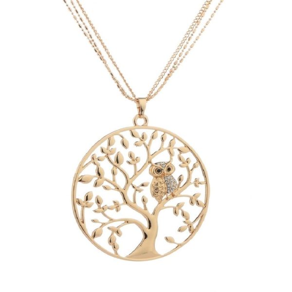 collier viking arbre de vie - verdure luxuriante