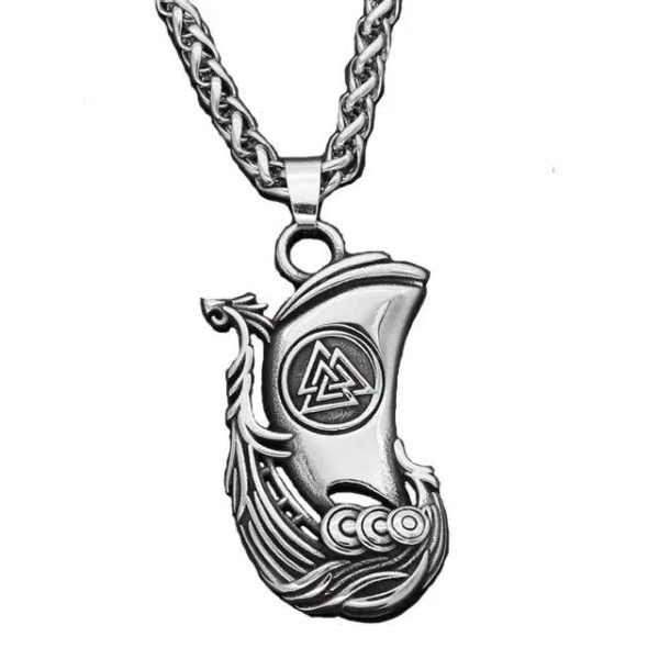 collier viking drakkar