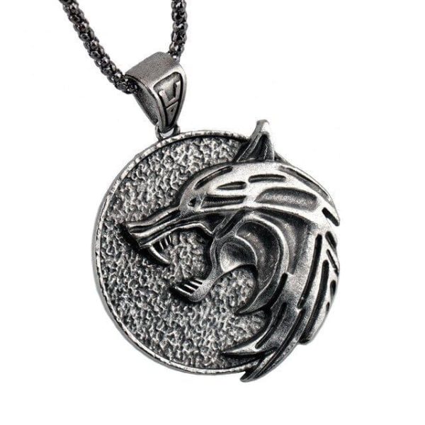 collier viking fenrir - bestialité mythique