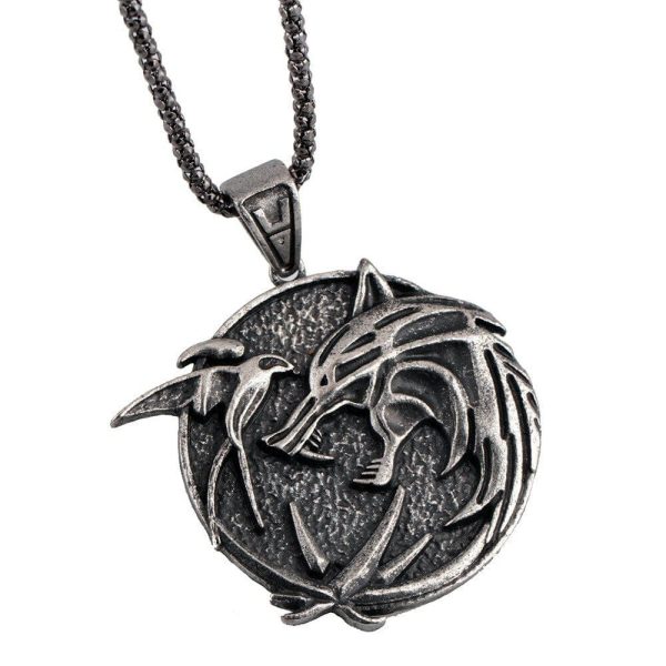 collier viking fenrir - rugissement du nord
