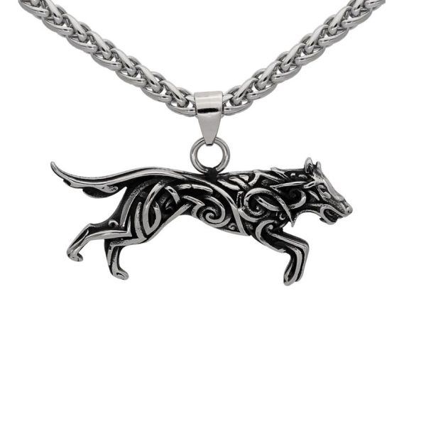 collier viking fenrir - symbole de résistance