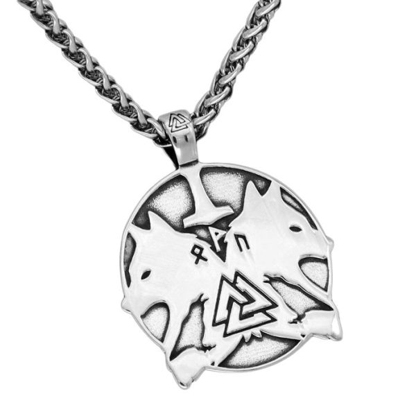 collier viking loup fenrir
