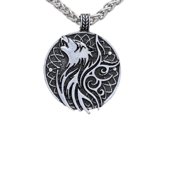 collier viking loup fenrir - allure du sauvage