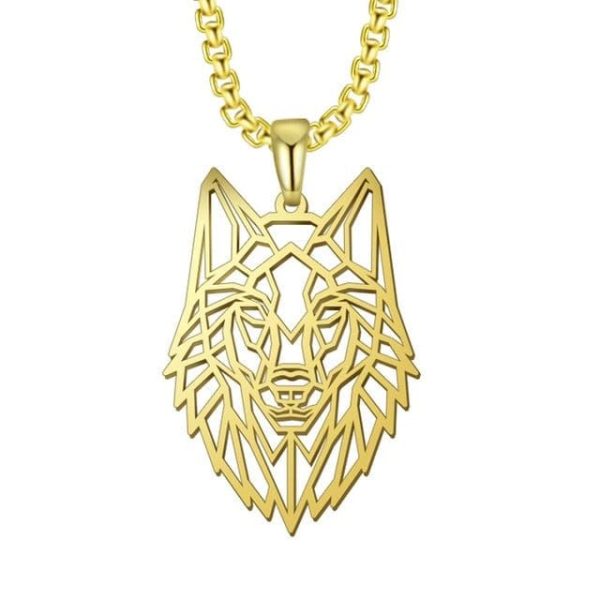 collier viking loup fenrir - esprit de la toundra