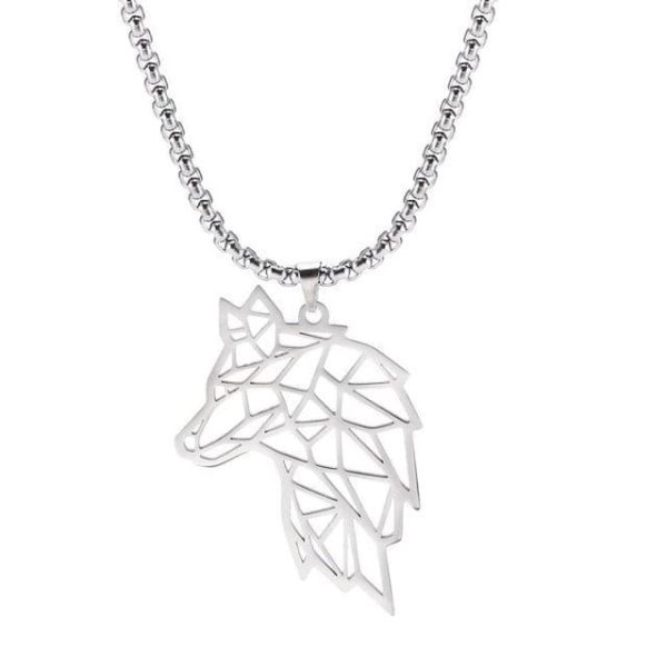 collier viking loup fenrir - gardien des runes