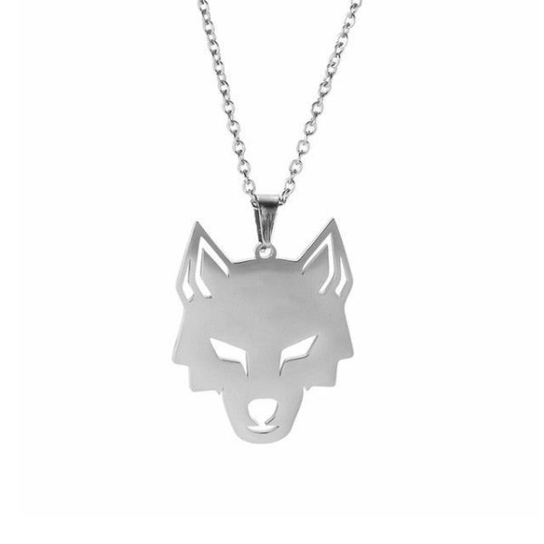 collier viking loup fenrir - guerrier de la nuit