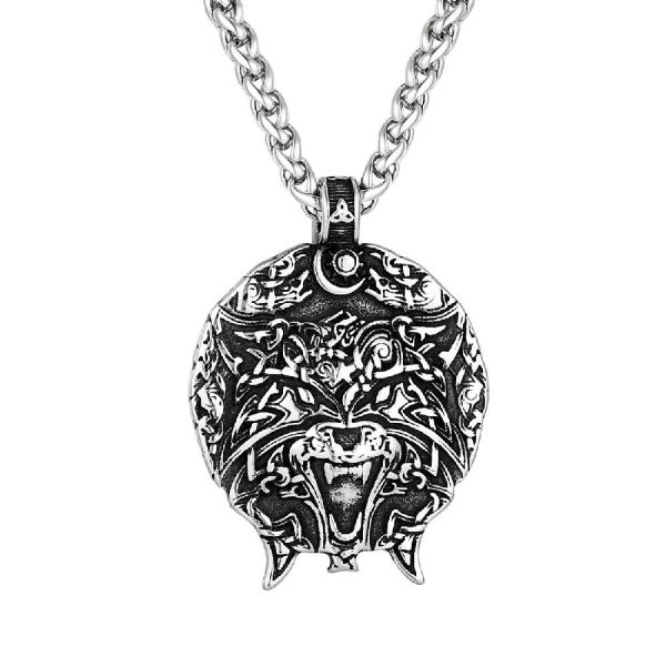 collier viking loup fenrir hurlant