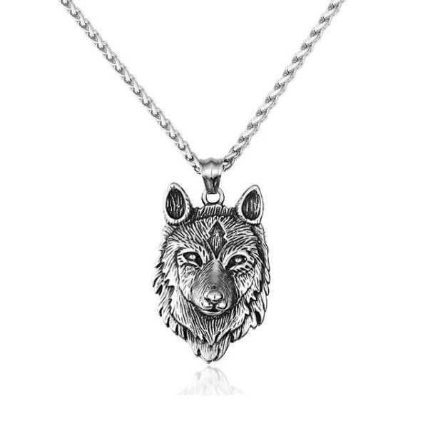 collier viking loup fenrir - instinct de liberté