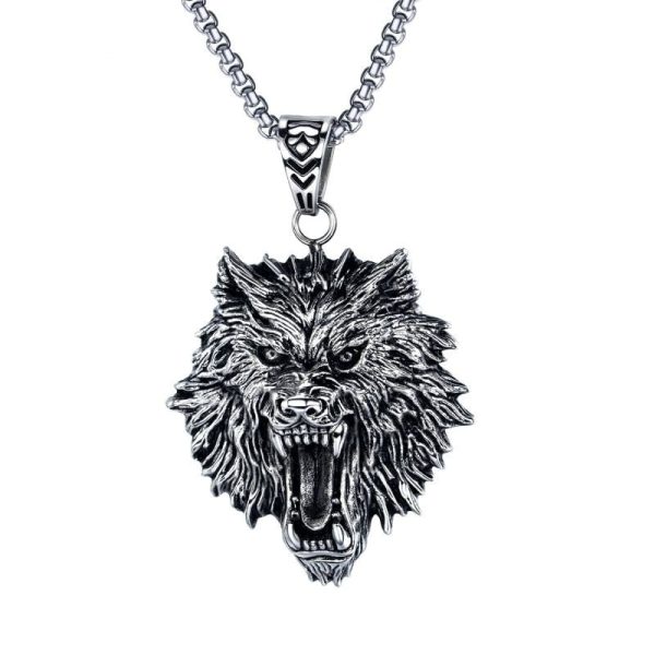 collier viking loup fenrir - instinct primal