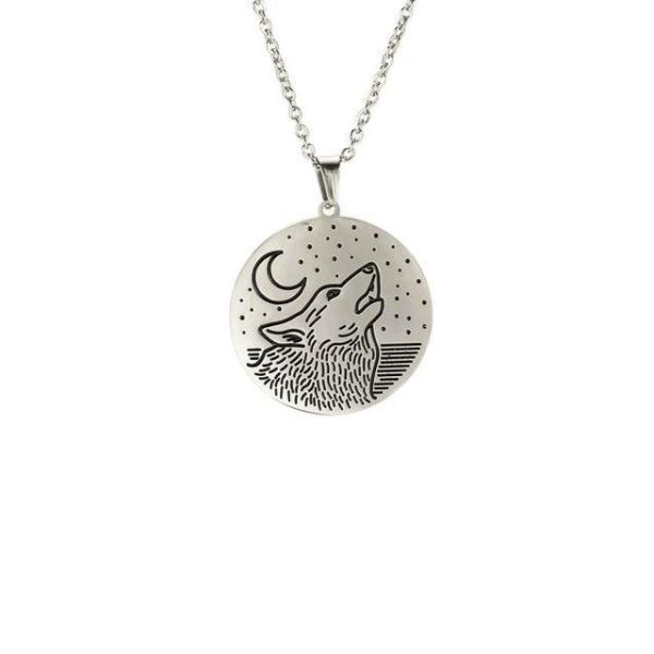 collier viking loup fenrir - légende vivante
