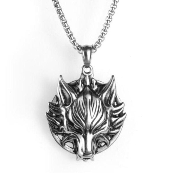 collier viking loup fenrir - piste des anciens