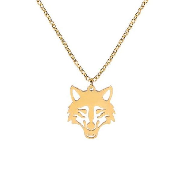 collier viking loup fenrir - sentinel du crépuscule