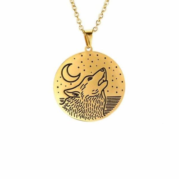 collier viking loup fenrir - traqueur des étoiles