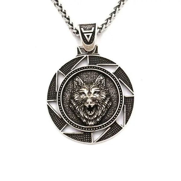collier viking loup skoll