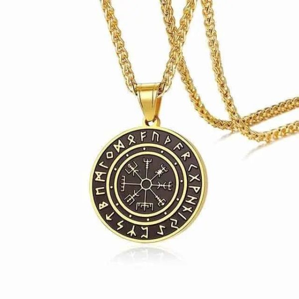 collier viking rune vegvisir