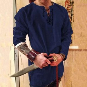 cosplay viking pour homme soleil noir