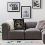 coussin décoratif viking arbre de nuit