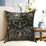 coussin décoratif viking guerrier