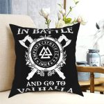 coussin go to valhalla viking
