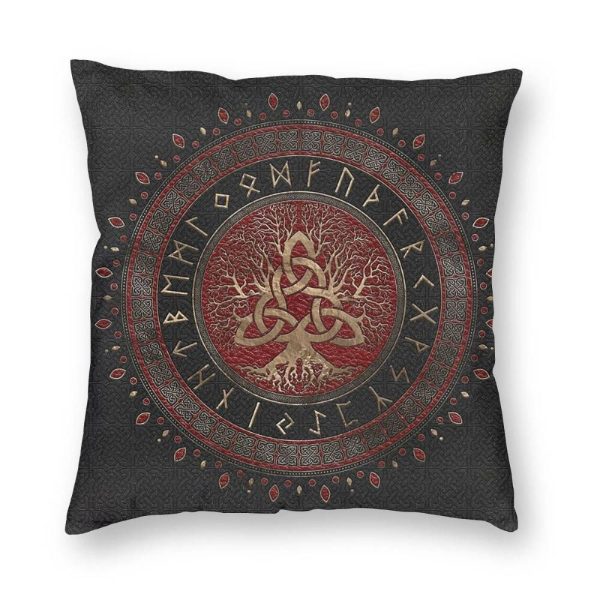 coussin viking arbre celtique