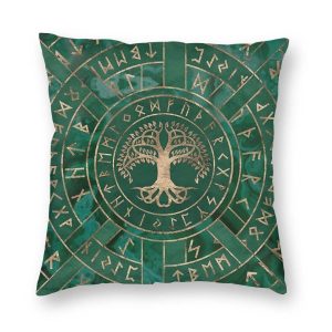 coussin viking arbre yggdrasil