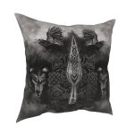 coussin viking armes d'odin