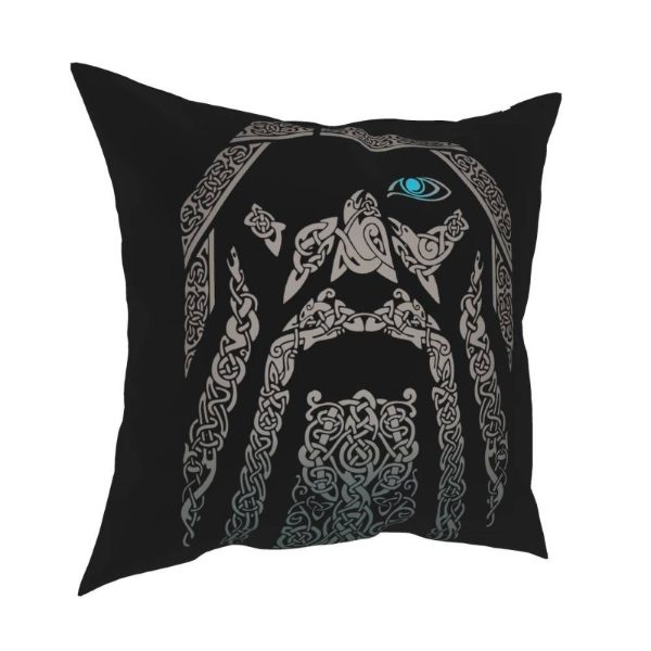 coussin viking dieu odin
