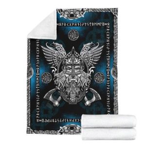 couverture viking combattant nordique