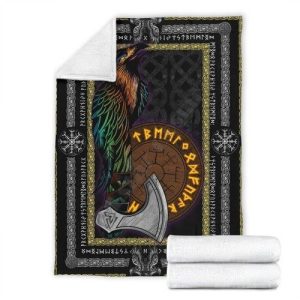 couverture viking hache magique