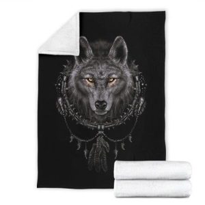 couverture viking loup tribal