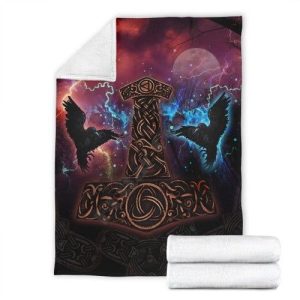 couverture viking marteau de thor