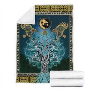 couverture viking yggdrasil