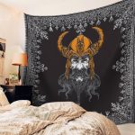 décoration mural viking soldat valhalla
