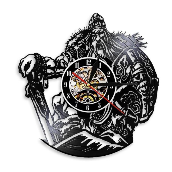horloge viking guerrier du nord