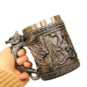 mug viking dragon