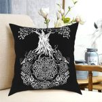 oreiller viking arbre monde