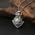 pendentif argent dragon