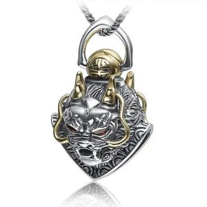 pendentif dragon en argent