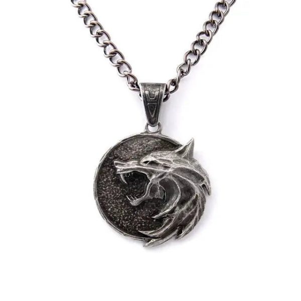 pendentif loup geri