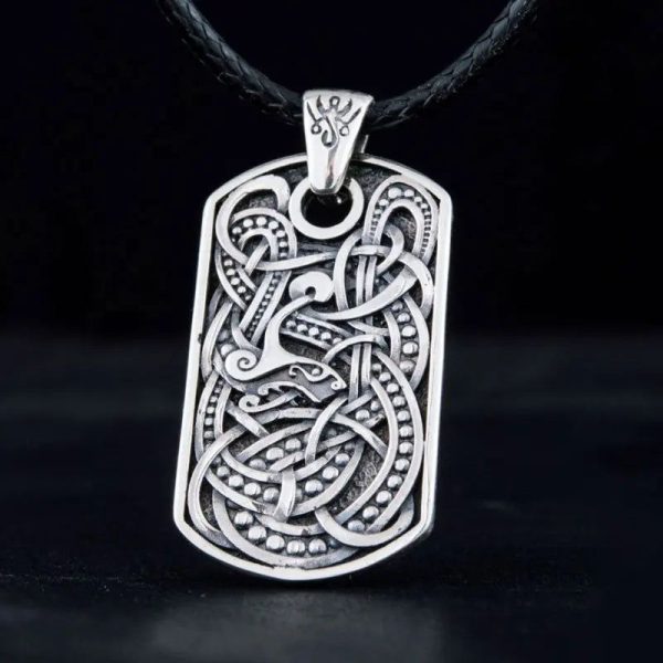pendentif ornement viking artisanal argent