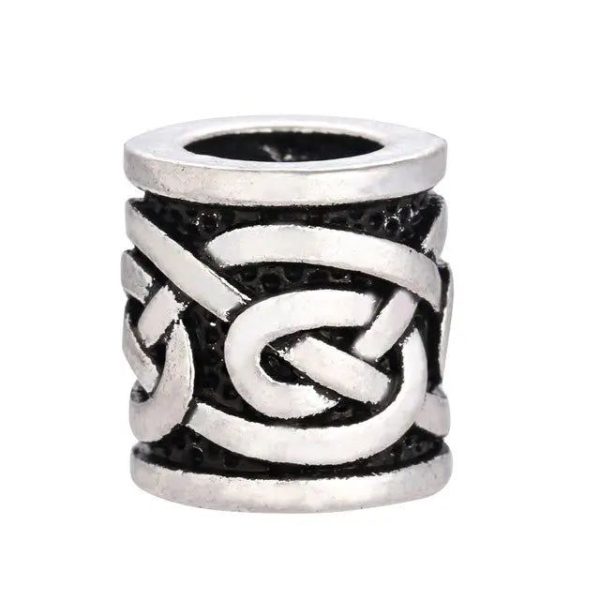 perle spirale en argent