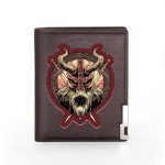 portefeuille en cuir viking berserker