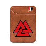 portefeuille valknut en cuir