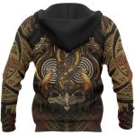 pull viking avec motif aigle royal