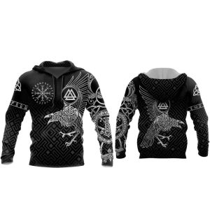 pull Viking Corbeau Munin