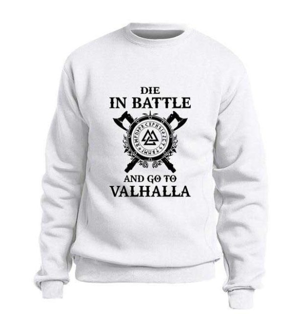 pull viking valhalla blanc