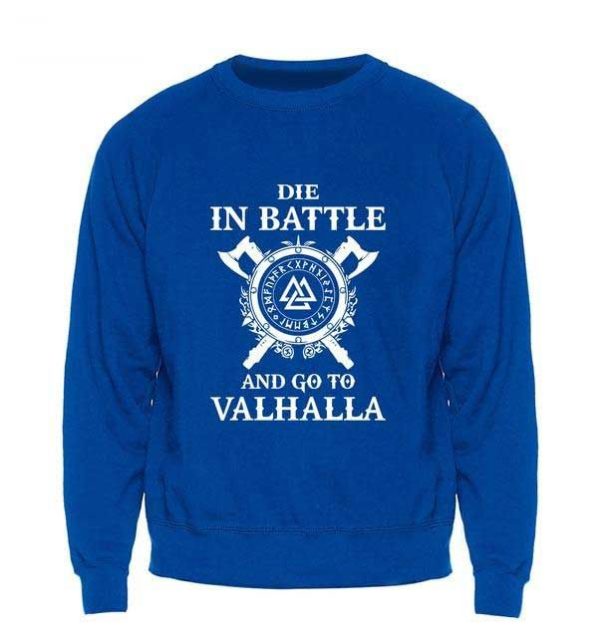 pull viking valhalla bleu