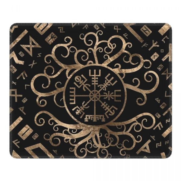 tapis de souris viking arbre de vie et vegvisir